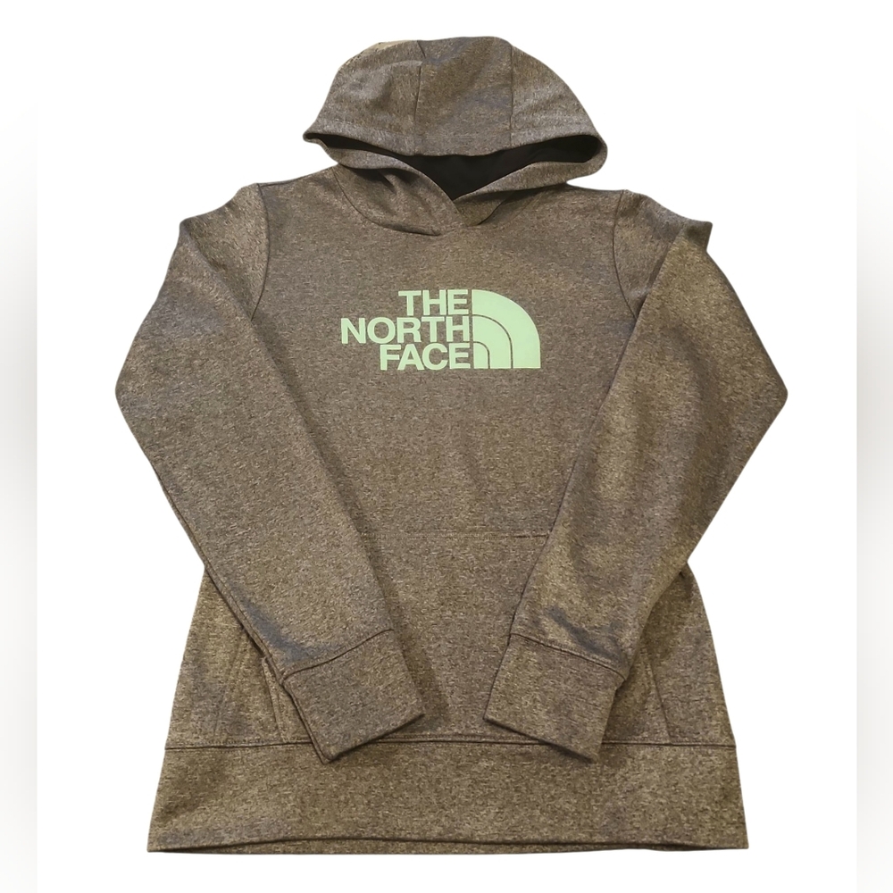The North Face Women's Gray Hoodie‎ Logo Size Small